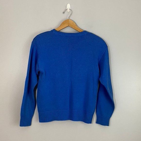 Vintage Ramie Cotton Sweater w/ Elephant Embroidery - Picture 4 of 4